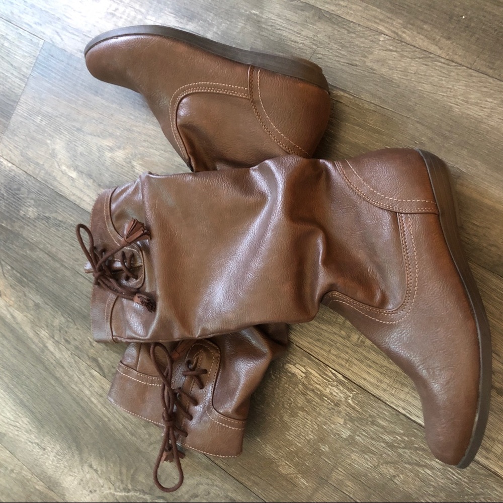 COPY - Faded Glory ladies brown boots. size 8. cute.